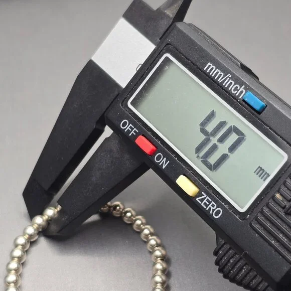 VTG Sterling Silver Southwestern Choker Necklace 14" 4mm Beads Hook Closure - Picture 5 of 8